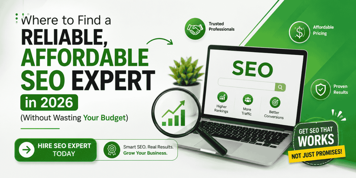 Where to Find a Reliable, Affordable SEO Expert in 2026 (Without Wasting Your Budget)